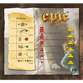 Lav pris - Tiny Epic Kingdoms Action Mat